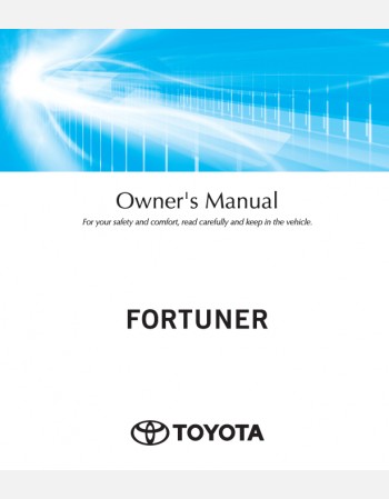 toyota fortuner 2024-2025 owners manual